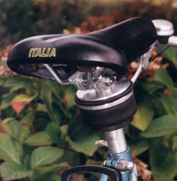 Luftgefederter Fahrradsattel